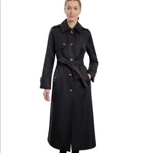 Women's London Fog Maxi Trench Coat